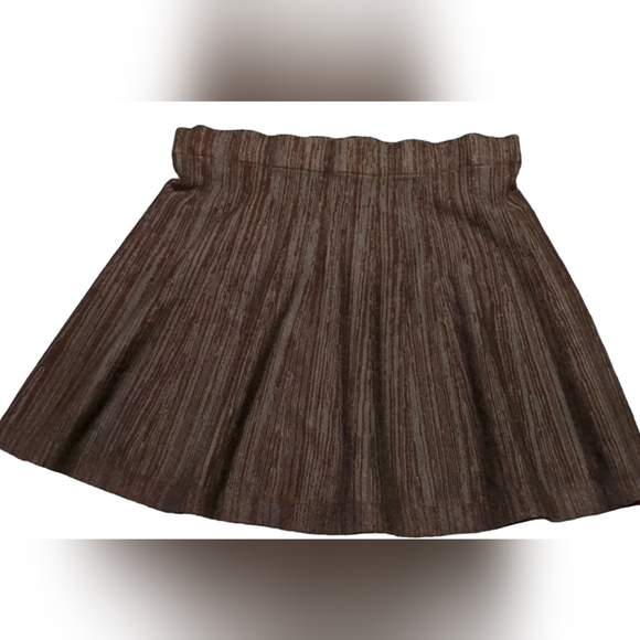 CANDIE'S Dark Olive Green Black Digital Zebra Design Circle Skater Skirt Sz M - Picture 6 of 6